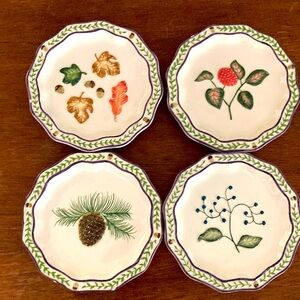 MWW Market Ceramic Coaster Set, Fall